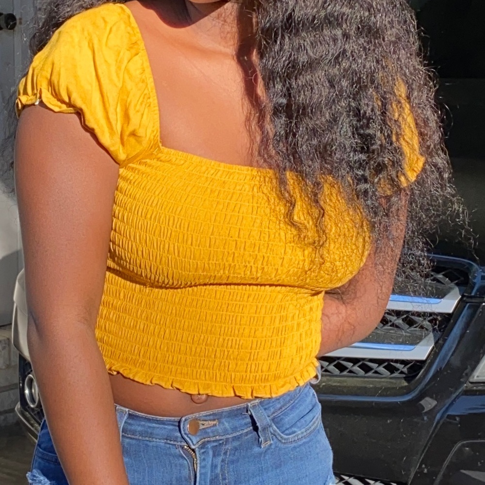 Yellow shirt